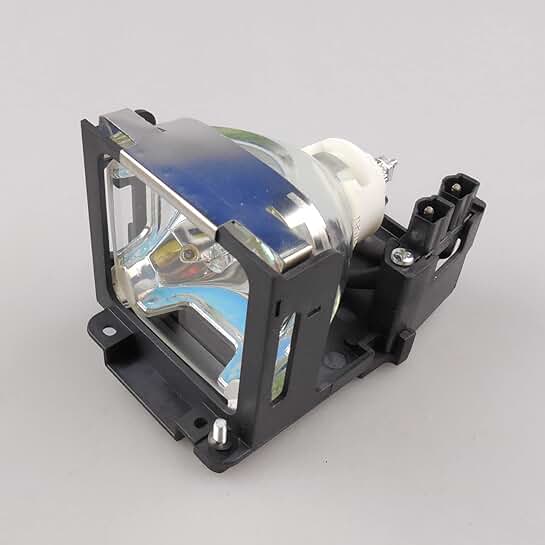Replacement projector lamp with housing for specific models