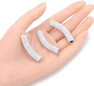 30pcs Clear White Crystal Beads for Jewelry Making