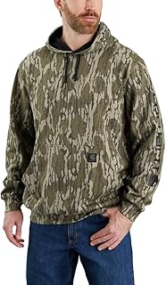 Men's Loose Fit Midweight Camo Graphic Sweatshirt