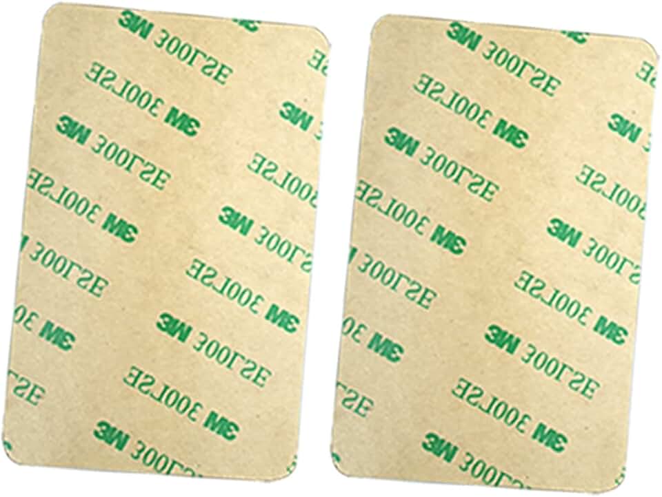 Slim clear adhesive wallet for phone back