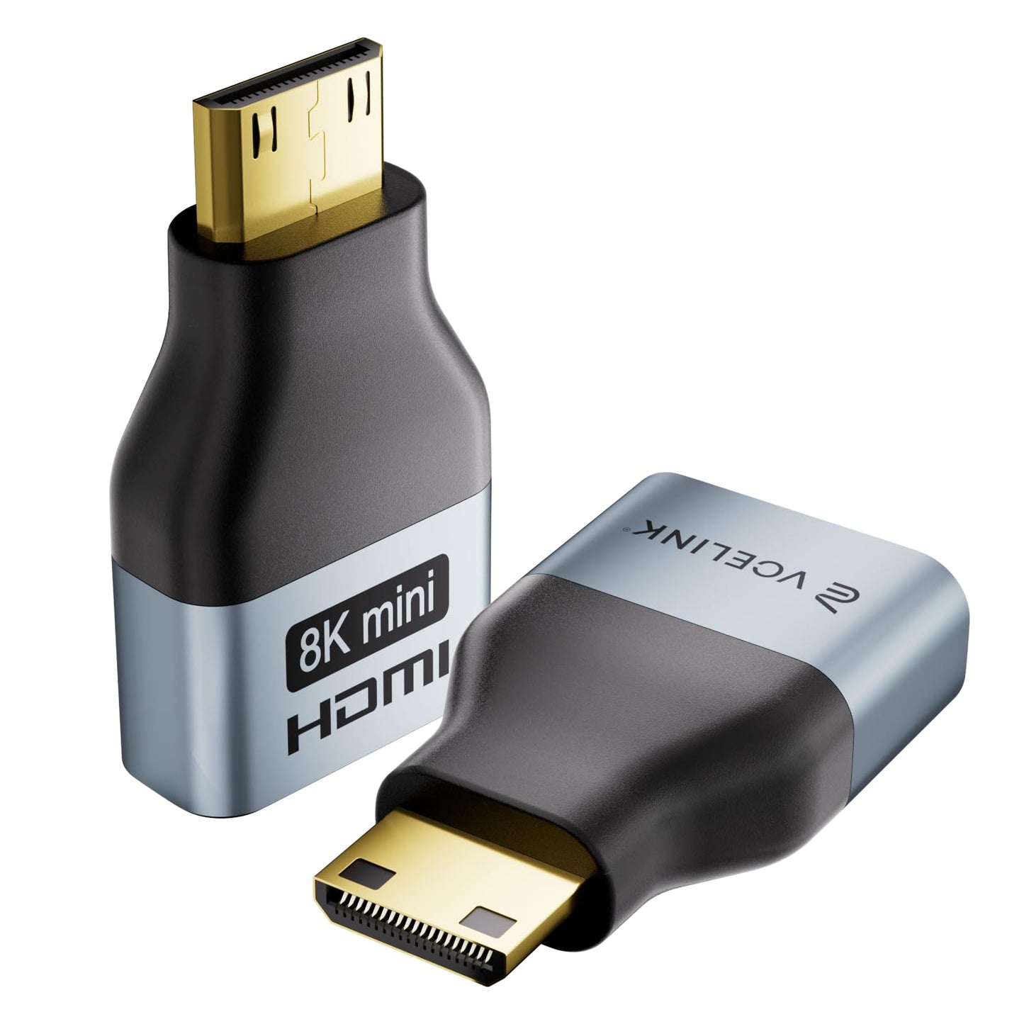 Mini HDMI to HDMI Adapter for 8K and 4K Displays