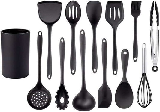 7-Piece Non-Toxic Wooden Cooking Utensil Set