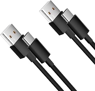 Two 6-Foot USB A to USB C Charging Cables
