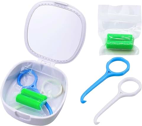 Aligner remover tool with case and mirror (2 pack)