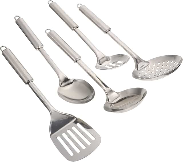 Stainless Steel Kitchen Utensil Set for Cooking