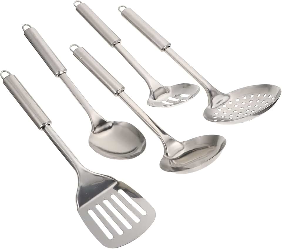 Stainless Steel Kitchen Utensil Set for Cooking