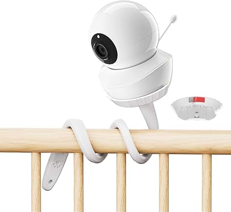 Adjustable Baby Monitor Mount with Flexible Gooseneck