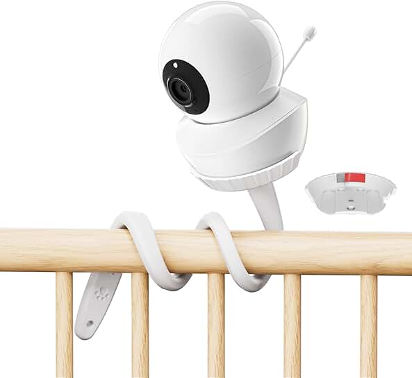 Adjustable Baby Monitor Mount with Flexible Gooseneck