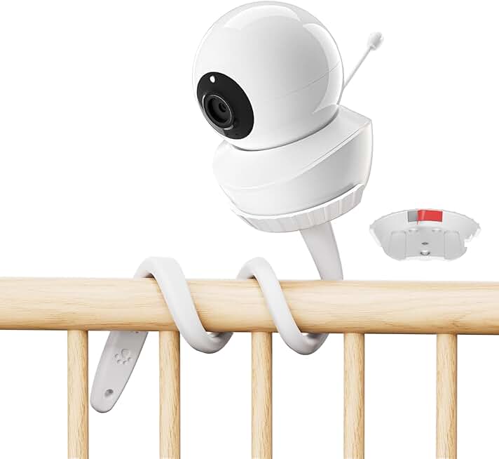 Adjustable Baby Monitor Mount with Flexible Gooseneck