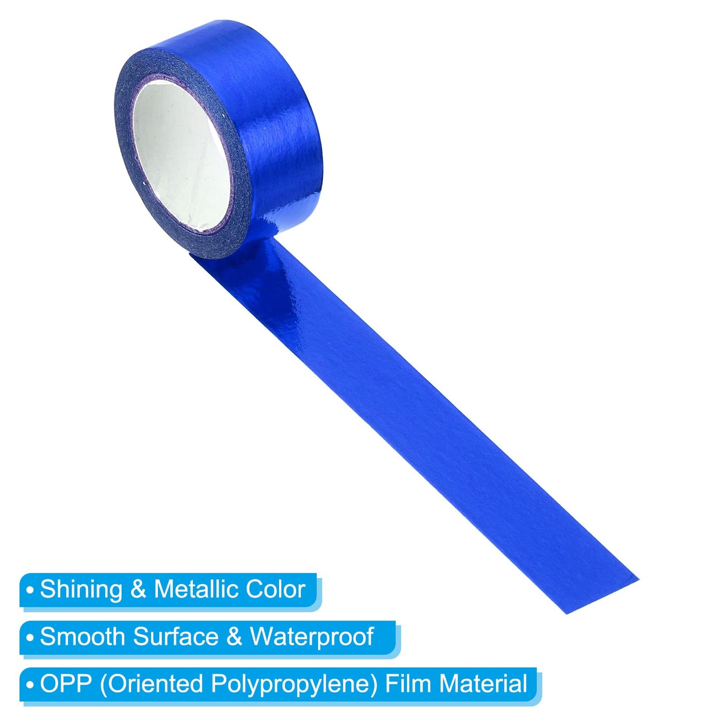 Shimmering Azure Washi Tape 4 Pack 15mm x 5m
