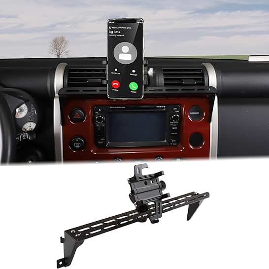 Car Instrument Panel Phone Holder for FJ Cruiser 2007-2021