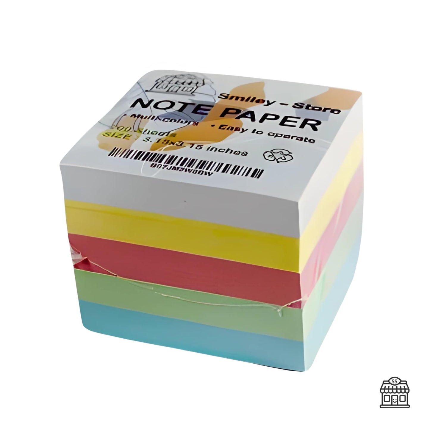 Bright colorful blank notes, 3.15x3.15 inches, 700 sheets