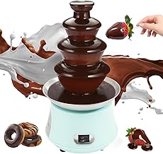 4-Tier Electric Chocolate and Cheese Fountain for Parties