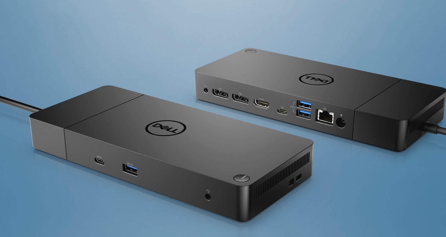 WD19 180W Docking Station (130W Power Delivery) USB-C, HDMI, Dual DisplayPort, Black (KXFHC 0KXFHC 210-ARIQ)