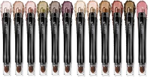 Neutral cream eye shadow and eyeliner sticks