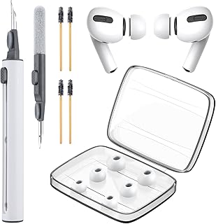 Three Pairs of Silicone Ear Tips with Cleaner Kit and Storage Box
