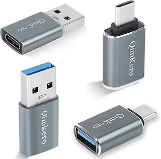 4-Pack USB C Female to A Male and OTG Adapters