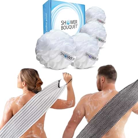 XL Loofah and Exfoliating Washcloths for Body