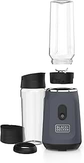 Ice crush single serve blender with two jars