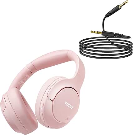 Hybrid Active Noise Cancelling Headphones with Aux Cable