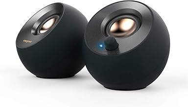 Minimalist USB-C Desktop Speakers with AUX and 8W Power