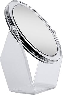 Two-Sided Swivel Acrylic Makeup Mirror for Bedroom and Bathroom