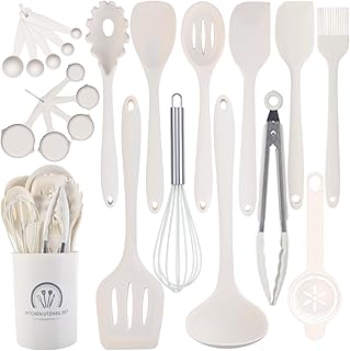 22-Piece Heat-Resistant Silicone Kitchen Utensil Set