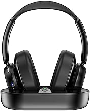 Wireless TV Headphones with Long Range and 35-Hour Play