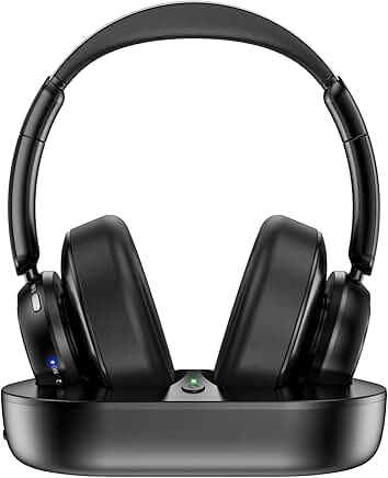 Wireless TV Headphones with Long Range and 35-Hour Play