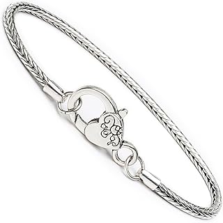 10pcs 20cm Silver Plated Snake Chain with Heart Clasp