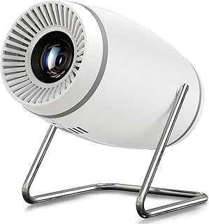 Mini Portable Projector with WiFi, Bluetooth, 4K Support