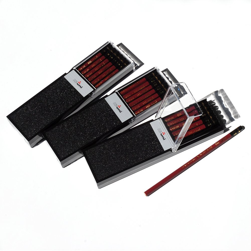 Set of 12 10H Wooden Pencils