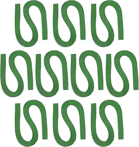 1200 Dark Green Quilling Paper Strips for Crafts