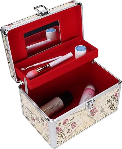 Portable Makeup Storage and Organizer Case
