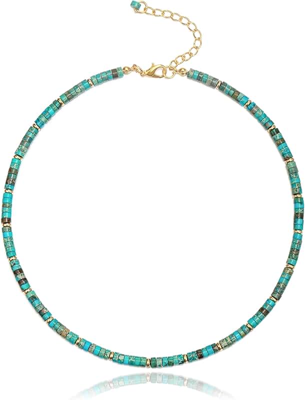 Handmade Boho Beaded Necklace for Women