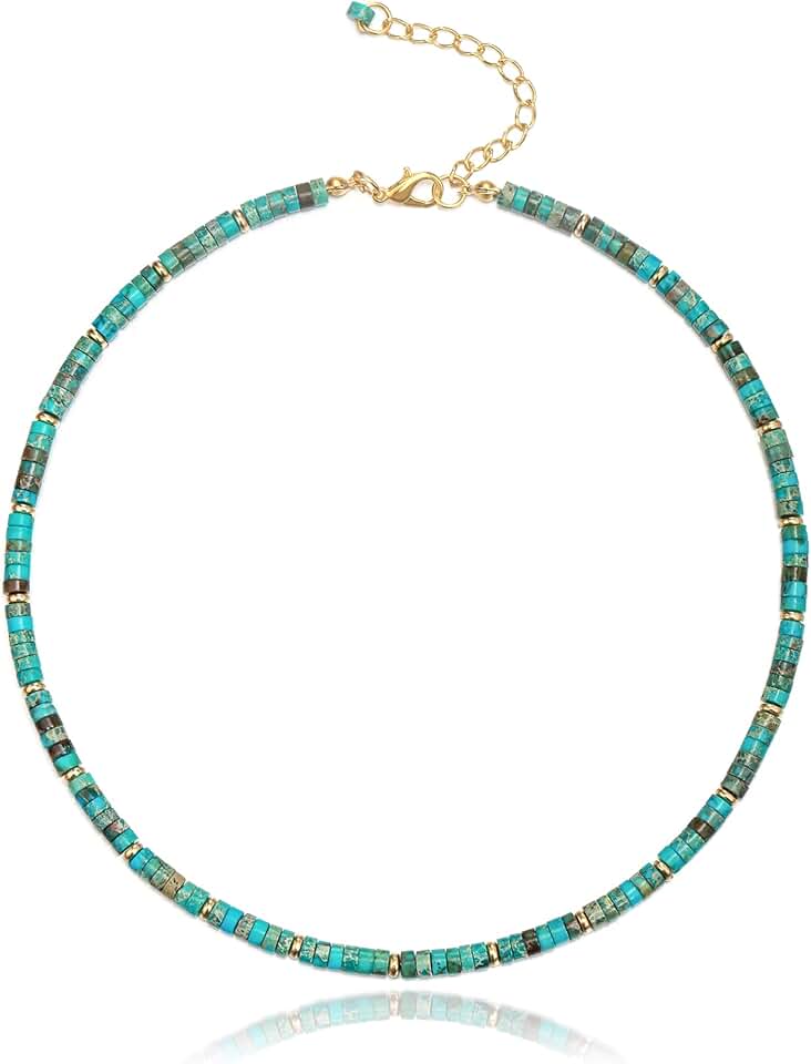 Handmade Boho Beaded Necklace for Women