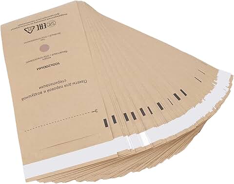100 Disposable Autoclave Bags for Sterilizing Tools
