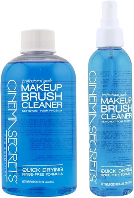 Makeup Brush Cleaner Set with Spray Bottles