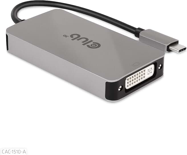 USB Type C to Dual Link DVI-D Cable Adapter, 4K@30Hz