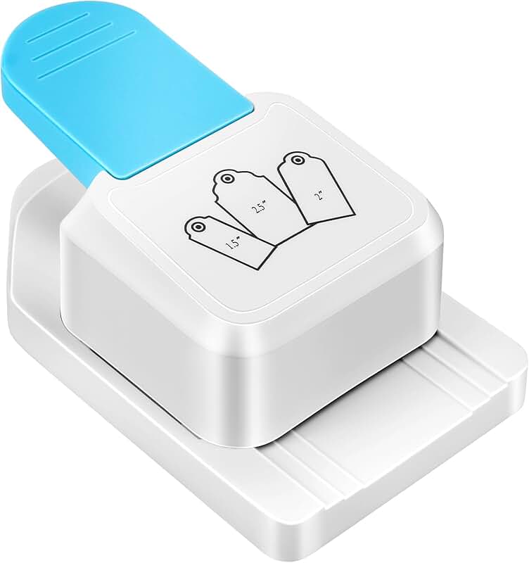 3-in-1 Craft Tag Punch for Scrapbooking and DIY Projects