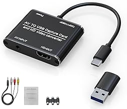 AV to HDMI Converter with USB Video Capture
