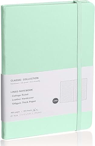 Hardcover Lined Journal Notebook for Daily Writing
