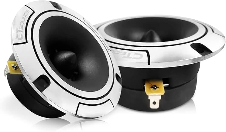 Pair of 4-inch 180W Aluminum Super Tweeters