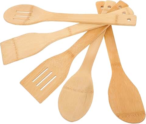 15-Piece Heat-Resistant Wooden Kitchen Utensil Set