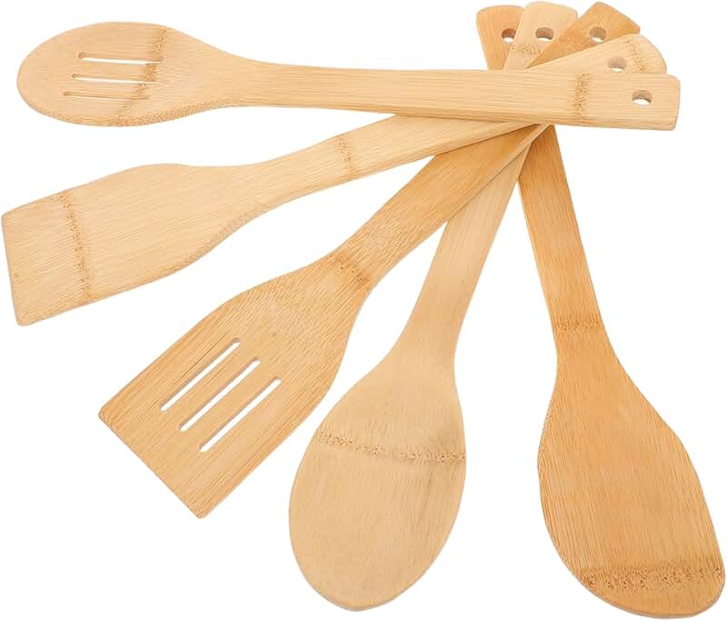 15-Piece Heat-Resistant Wooden Kitchen Utensil Set