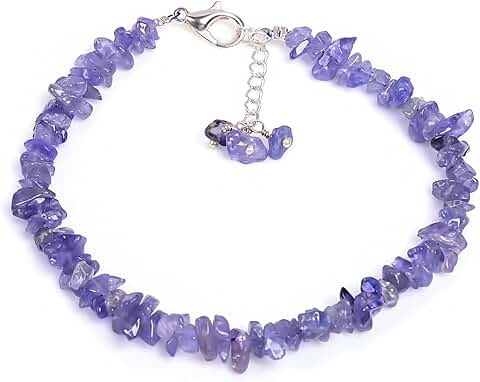 Natural Tanzanite Beaded Bracelet for Women