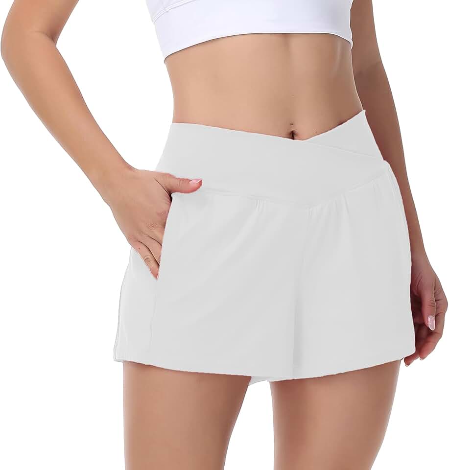 Flowy Women's Athletic Shorts for Workout and Yoga