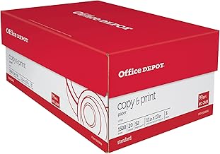 Ledger size copy and print paper, 92 brightness, 20 lb, 1500 sheets