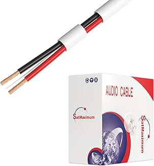 250FT 16/2 Indoor Low Voltage Copper Clad Aluminum Speaker Wire