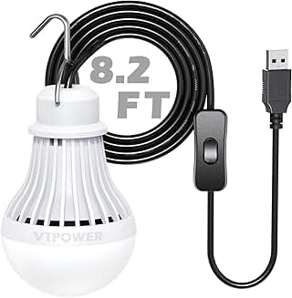 Portable 5V 5W LED Camping Light with Switch